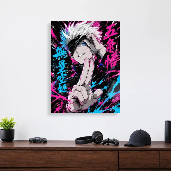 JJK - Satoru Gojo Metal Poster Wall
  Decor - C - Image 3