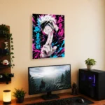 JJK - Satoru Gojo Metal Poster Wall
  Decor - C - Image 4