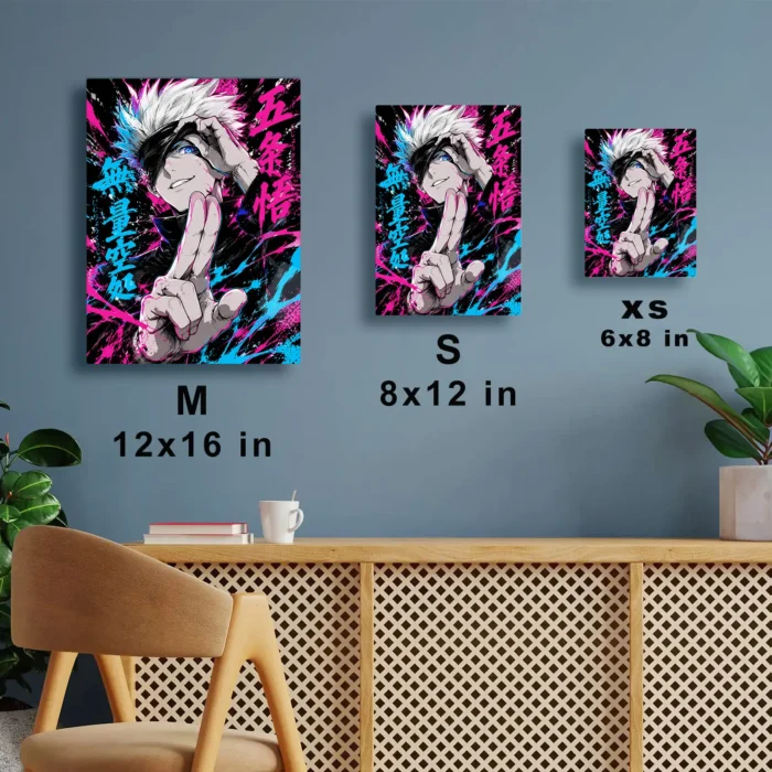 JJK - Satoru Gojo Metal Poster Wall
  Decor - C - Image 6