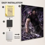 JJK - Toji Fushiguro Metal Poster Wall
  Decor - A - Image 2