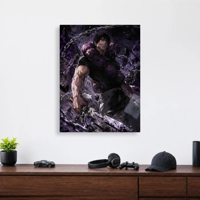 JJK - Toji Fushiguro Metal Poster Wall
  Decor - A - Image 3
