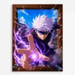 JJK - Satoru Gojo Metal Poster Wall
  Decor - D