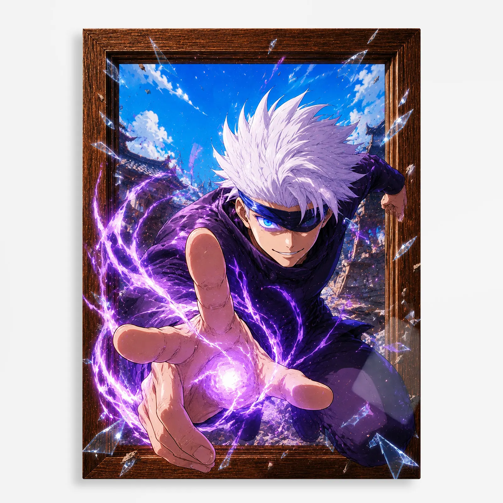 anime metal poster (249) s1 JJK - Satoru Gojo Metal Poster Wall
Decor - D - Image 1