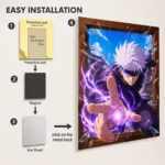 JJK - Satoru Gojo Metal Poster Wall
  Decor - D - Image 2