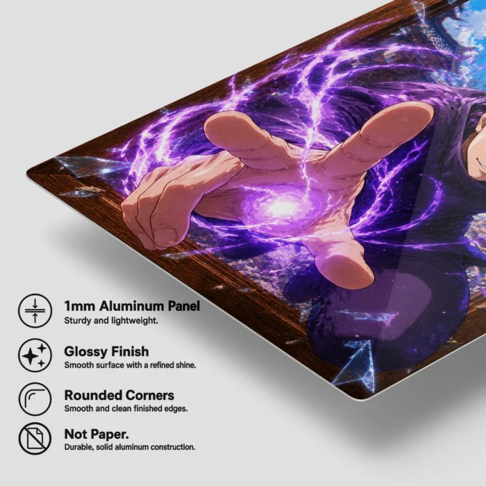 JJK - Satoru Gojo Metal Poster Wall
  Decor - D - Image 5