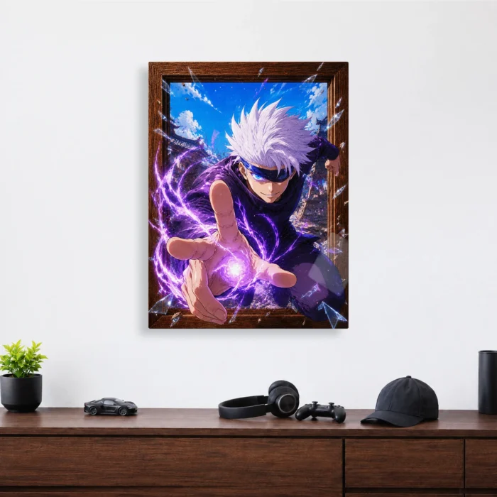 JJK - Satoru Gojo Metal Poster Wall
  Decor - D - Image 3
