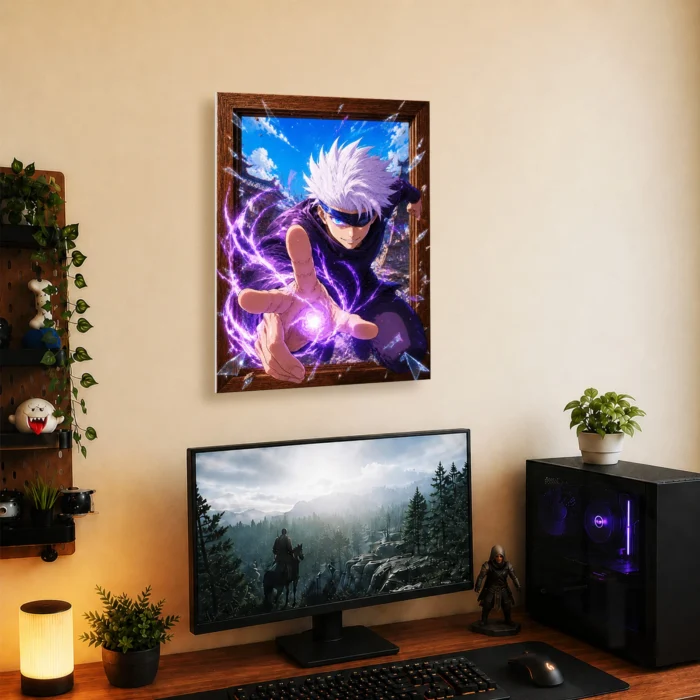JJK - Satoru Gojo Metal Poster Wall
  Decor - D - Image 4