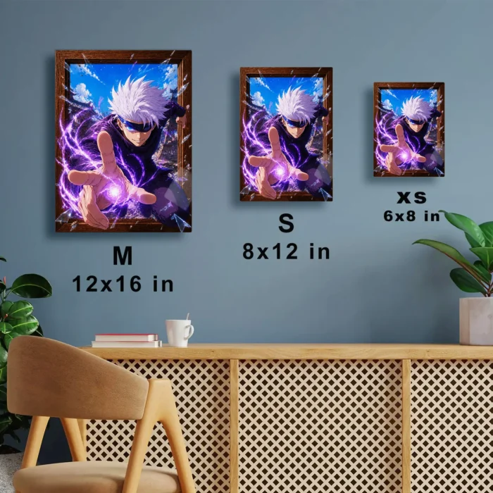 JJK - Satoru Gojo Metal Poster Wall
  Decor - D - Image 6
