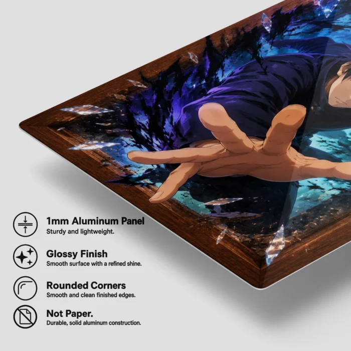 JJK - Megumi Fushiguro Metal Poster Wall
  Decor - Image 5