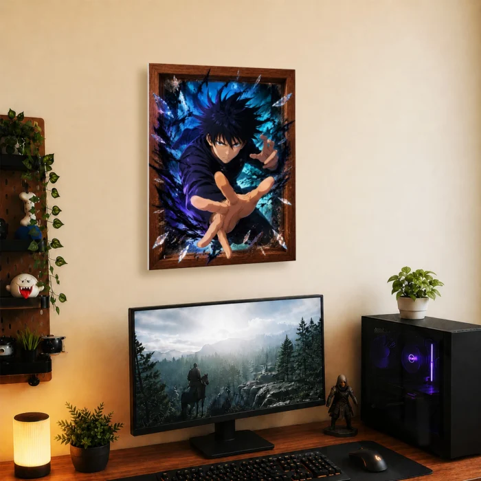 JJK - Megumi Fushiguro Metal Poster Wall
  Decor - Image 4