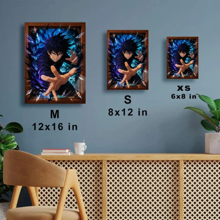 JJK - Megumi Fushiguro Metal Poster Wall
  Decor - Image 6