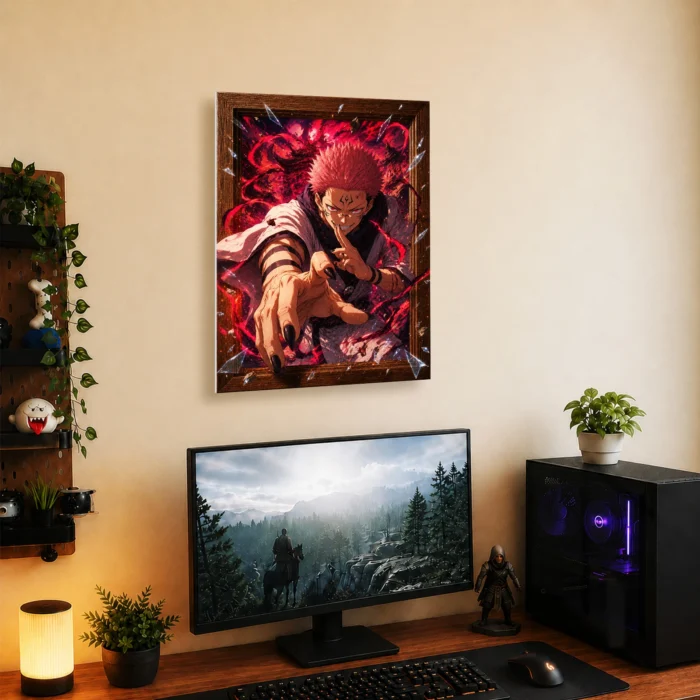 JJK - Ryomen Sukuna Metal Poster Wall
  Decor - D - Image 4