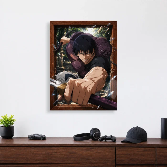 JJK - Toji Fushiguro Metal Poster Wall
  Decor - B - Image 3