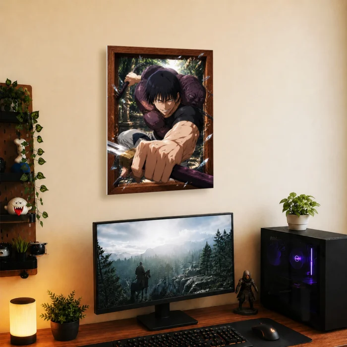 JJK - Toji Fushiguro Metal Poster Wall
  Decor - B - Image 4