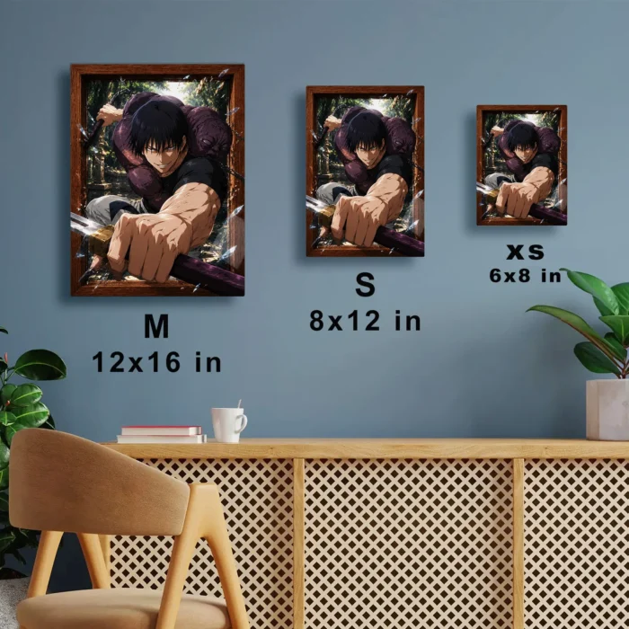 JJK - Toji Fushiguro Metal Poster Wall
  Decor - B - Image 6