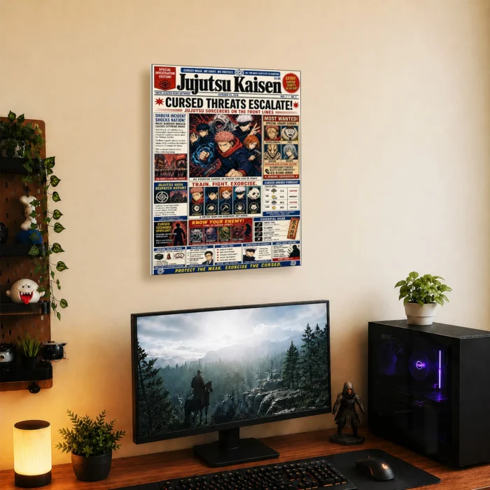 JJK Metal Poster Wall Decor - E - Image 4