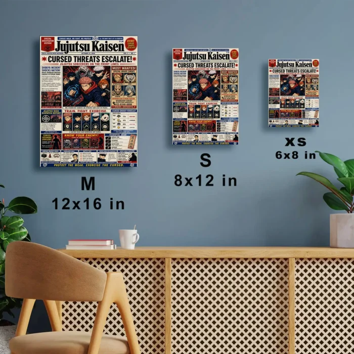 JJK Metal Poster Wall Decor - E - Image 6