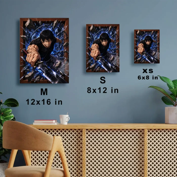 JJK - Toji Fushiguro Metal Poster Wall
  Decor - C - Image 6