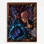 JJK - Yuji Itadori Metal Poster Wall
  Decor