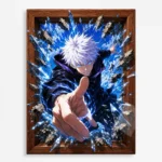 JJK - Satoru Gojo Metal Poster Wall
  Decor - E