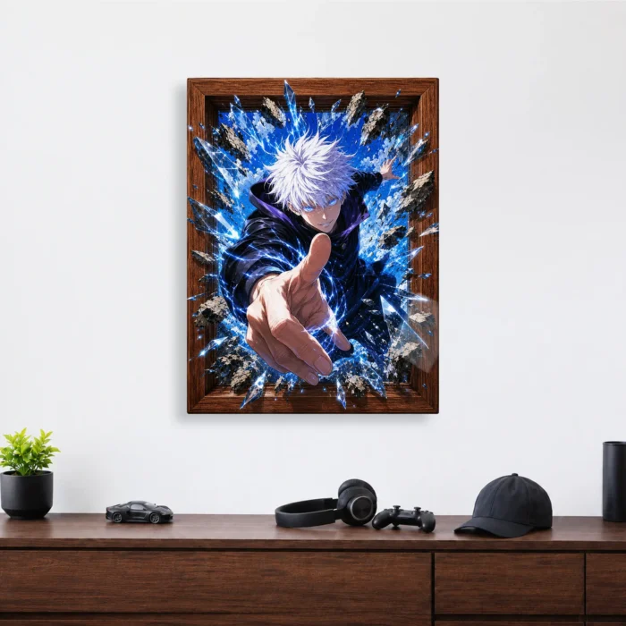 JJK - Satoru Gojo Metal Poster Wall
  Decor - E - Image 3