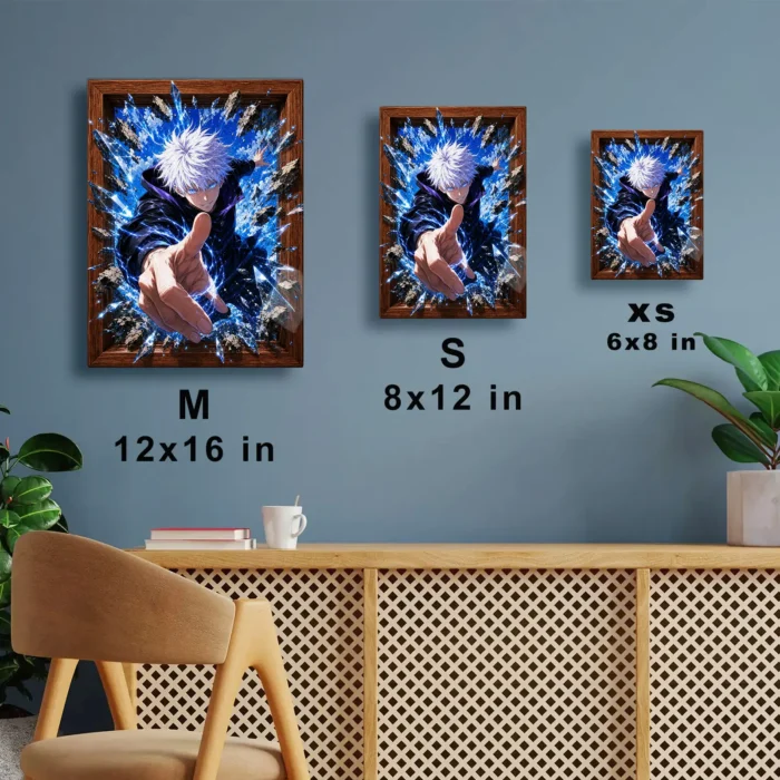 JJK - Satoru Gojo Metal Poster Wall
  Decor - E - Image 6