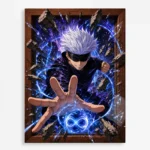 JJK - Satoru Gojo Metal Poster Wall
  Decor - F