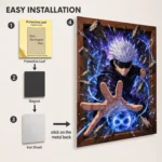JJK - Satoru Gojo Metal Poster Wall
  Decor - F - Image 2