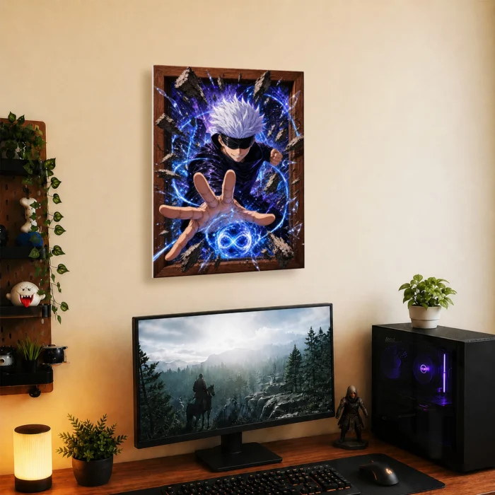 JJK - Satoru Gojo Metal Poster Wall
  Decor - F - Image 4