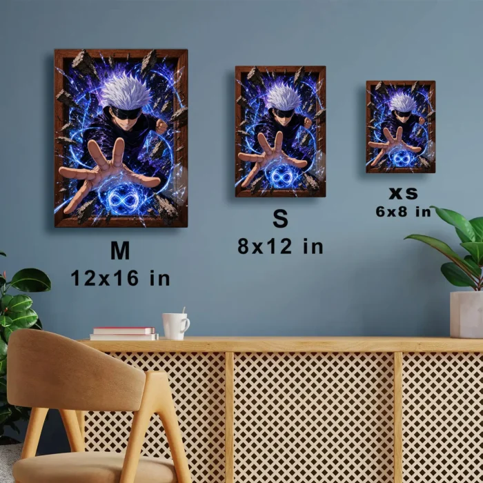 JJK - Satoru Gojo Metal Poster Wall
  Decor - F - Image 6