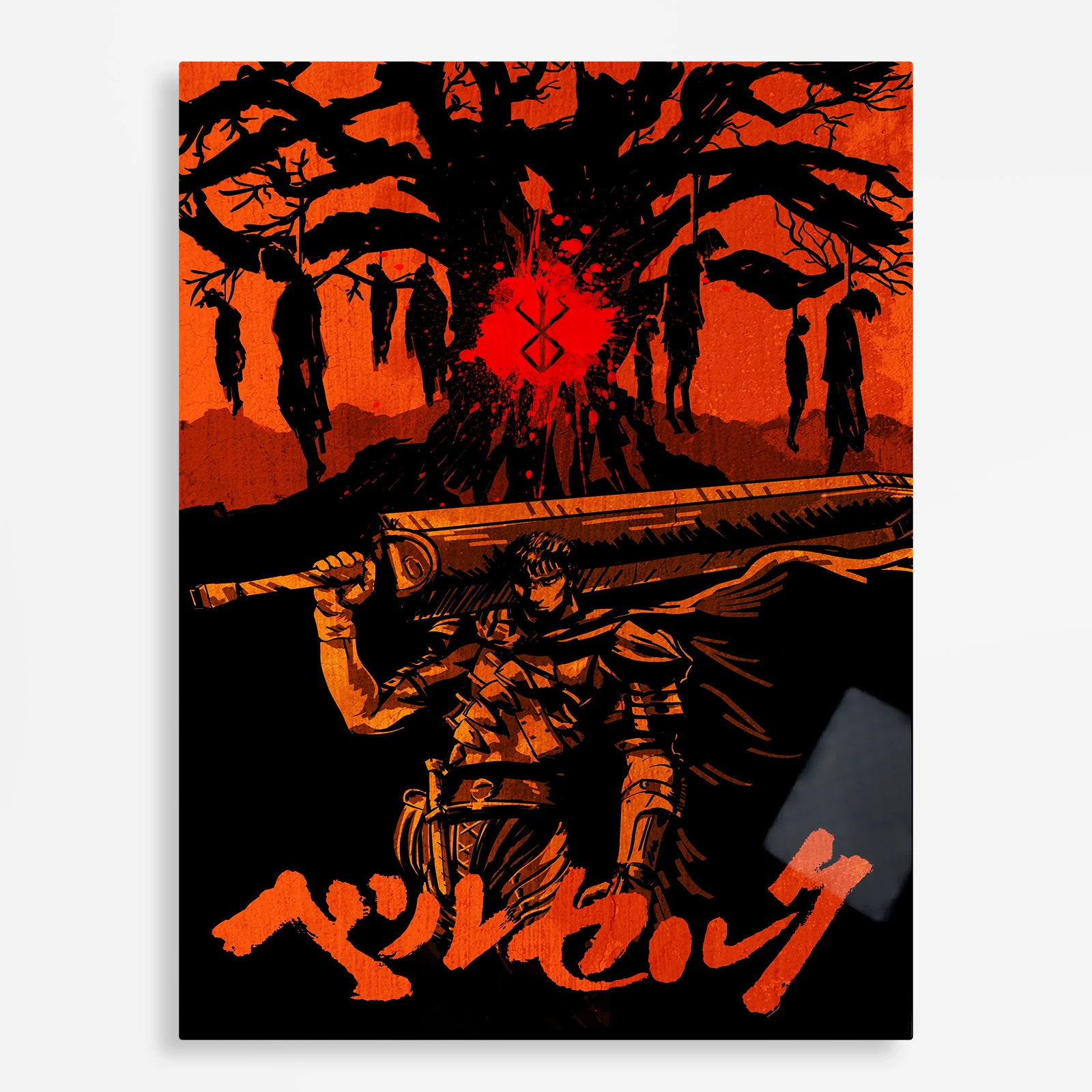 anime metal poster (26) s1 Dark Fantasy Metal Poster Wall Decor - C - Image 1