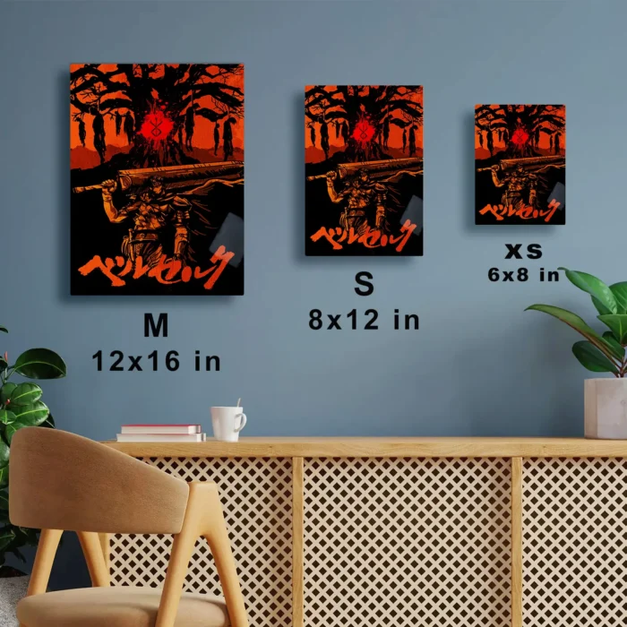 Dark Fantasy Metal Poster Wall Decor - C - Image 6