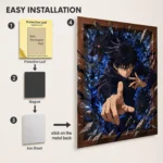 JJK - Megumi Fushiguro Metal Poster Wall
  Decor - B - Image 2