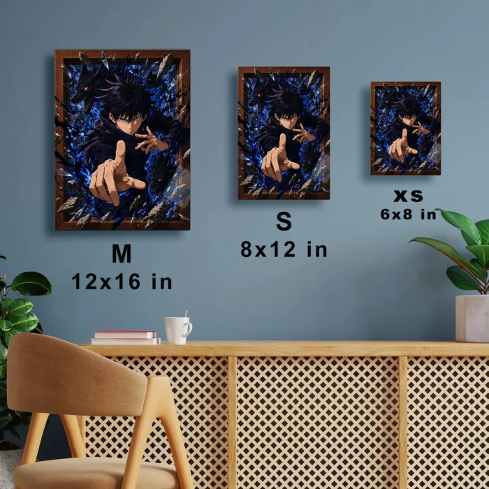 JJK - Megumi Fushiguro Metal Poster Wall
  Decor - B - Image 6