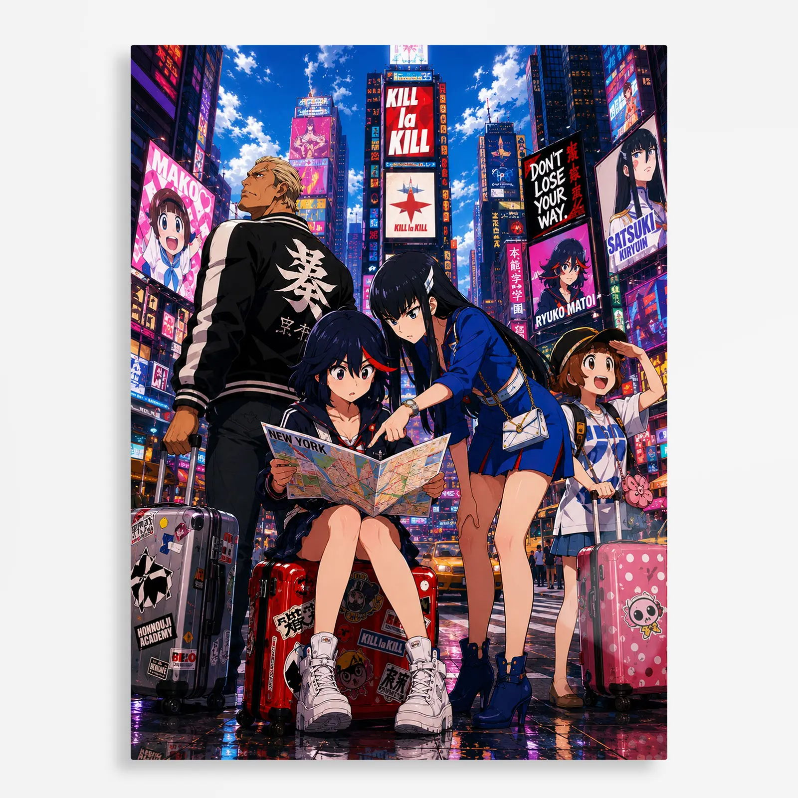 anime metal poster (263) s1 Kill Metal Poster Wall Decor - A - Image 1
