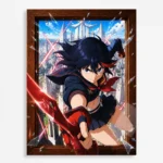 Kill - Ryuko Matoi Metal Poster Wall
  Decor