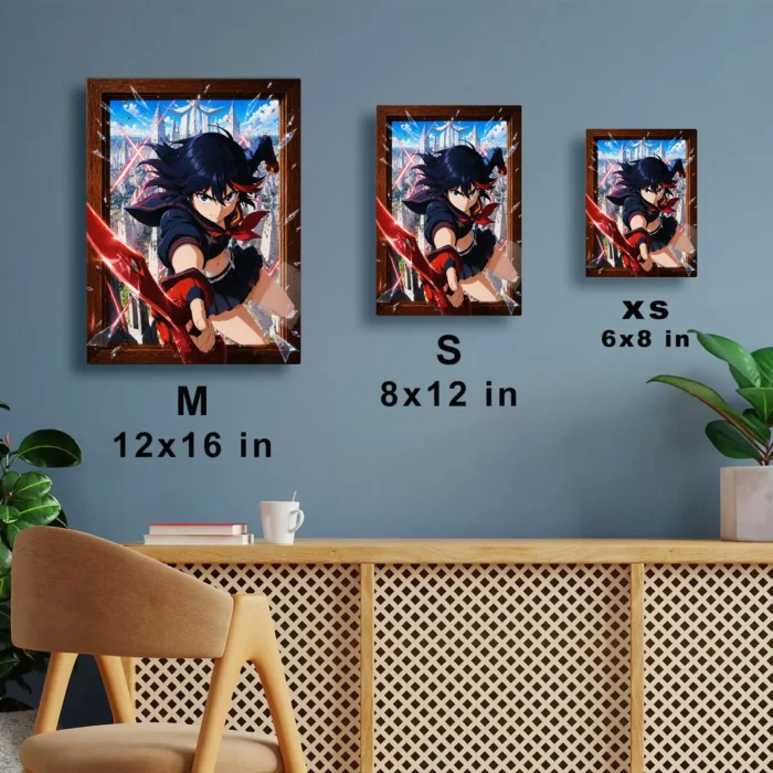 Kill - Ryuko Matoi Metal Poster Wall
  Decor - Image 6