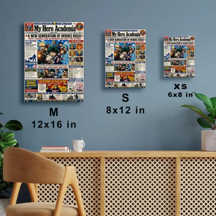 MHA Metal Poster Wall Decor - Image 6