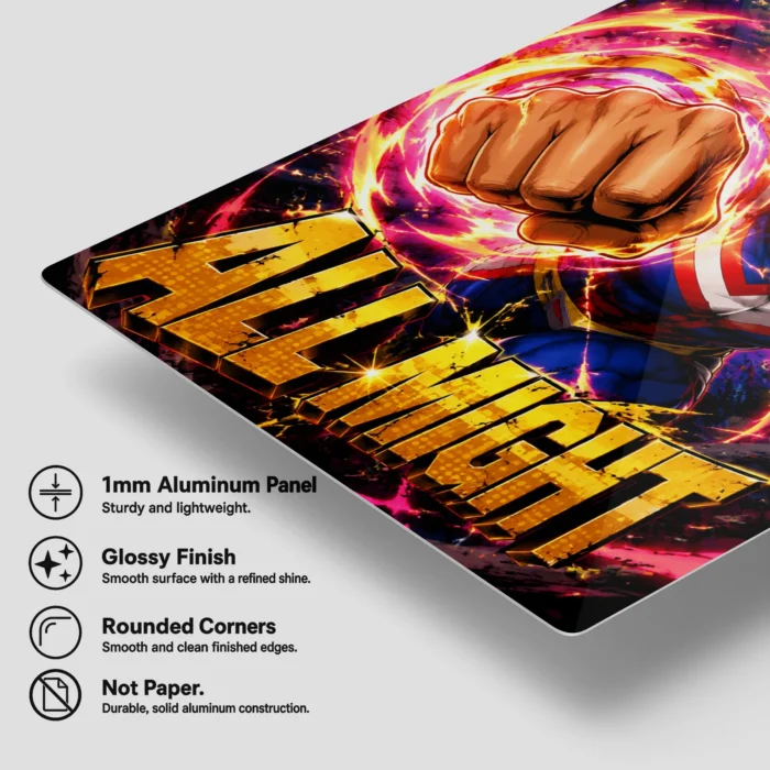 MHA - All Might Metal Poster Wall Decor - Image 5