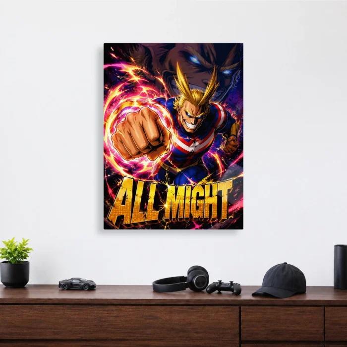 MHA - All Might Metal Poster Wall Decor - Image 3