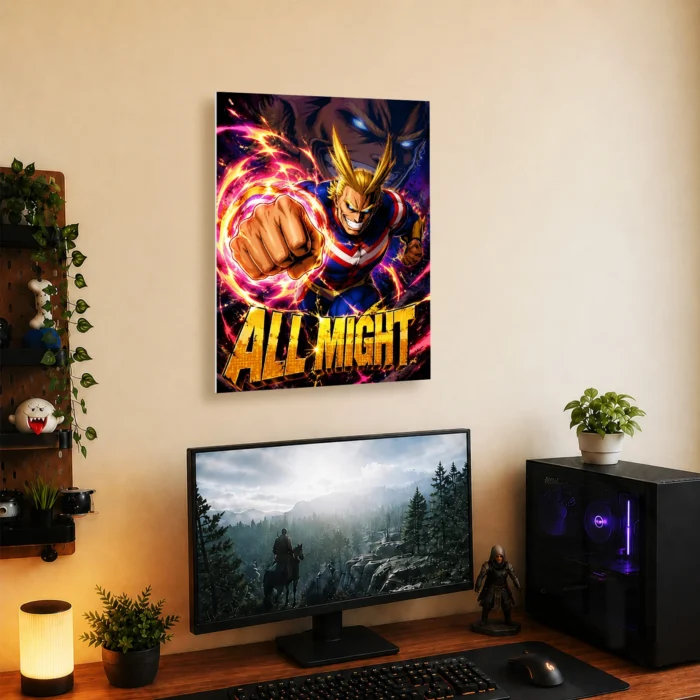 MHA - All Might Metal Poster Wall Decor - Image 4