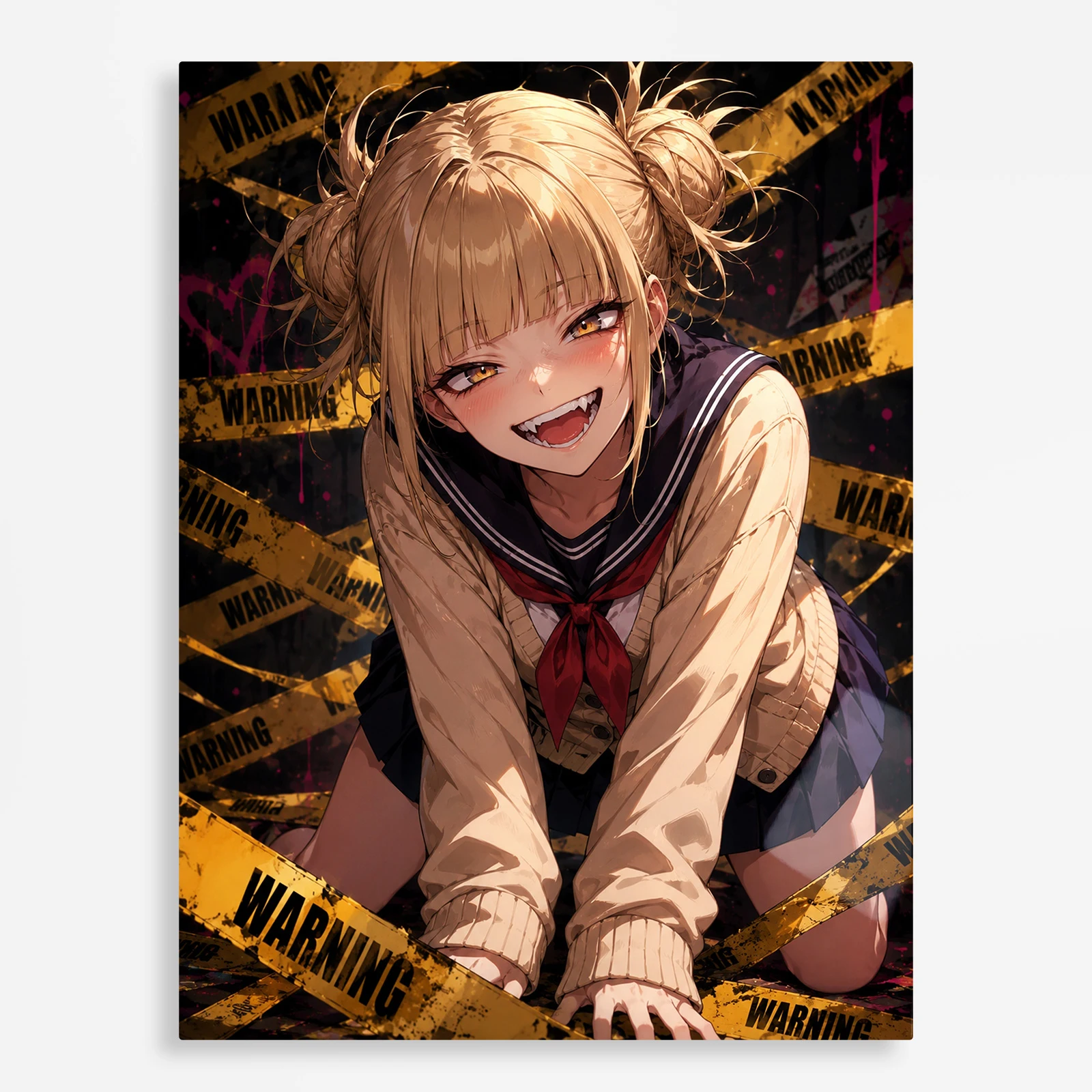 anime metal poster (269) s1 MHA - Himiko Toga Metal Poster Wall
Decor - A - Image 1