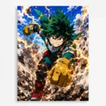 MHA - Izuku Midoriya Metal Poster Wall
  Decor