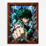 MHA - Izuku Midoriya Metal Poster Wall
  Decor - A