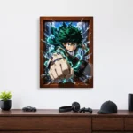 MHA - Izuku Midoriya Metal Poster Wall
  Decor - A - Image 3
