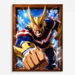 MHA - All Might Metal Poster Wall Decor
  - A