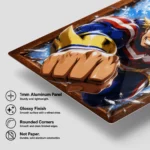 MHA - All Might Metal Poster Wall Decor
  - A - Image 5