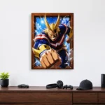 MHA - All Might Metal Poster Wall Decor
  - A - Image 3