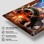 MHA - Katsuki Bakugo Metal Poster Wall
  Decor - A - Image 5