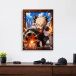 MHA - Katsuki Bakugo Metal Poster Wall
  Decor - A - Image 3